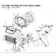 OIL PIPE, RH REPL BY 401B-180101-00002 product image