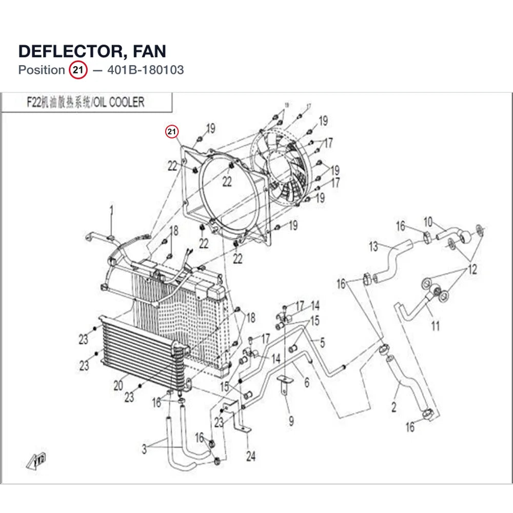 DEFLECTOR, FAN product image
