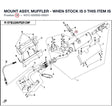 MOUNT ASSY, MUFFLER - WHEN STOCK IS 0 THIS ITEM IS NO LONGER AVAILABLE product image