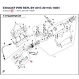 EXHAUST PIPE REPL BY 401C-021100-10001 product image