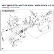 HEAT INSULATOR, MUFFLER BODY - WHEN STOCK IS 0 THIS ITEM IS NO LONGER AVAILABLE product image