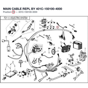 MAIN CABLE REPL BY 401C-150100-4000 product image