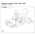 ARMREST, LH REPL BY 4020-140600-10000 product image