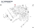 OIL THERMOMETER 40440081A diagram position