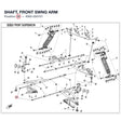 SHAFT, FRONT SWNG ARM product image