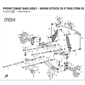 FRONT SWAY BAR ASSY - WHEN STOCK IS 0 THIS ITEM IS NO LONGER AVAILABLE product image