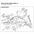 REAR UPPER SWING ARM, LH product image