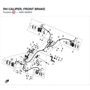 RH CALIPER, FRONT BRAKE product image