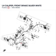 LH CALIPER, FRONT BRAKE product image