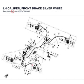 LH CALIPER, FRONT BRAKE product image