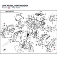 LINK PANEL, REAR FENDER product image