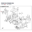 FRONT RH FENDER (EX) product image