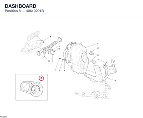 DASHBOARD 40610201B diagram position