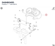 DASHBOARD 40610261A diagram position
