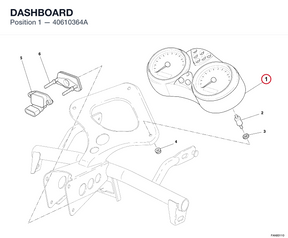 DASHBOARD 40610364A diagram position