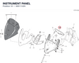 INSTRUMENT PANEL 40611142H diagram position