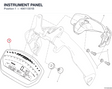 INSTRUMENT PANEL 40611301B diagram position