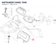 INSTRUMENT PANEL TANK 40611471A diagram position