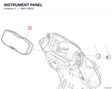 INSTRUMENT PANEL 40611983C diagram position
