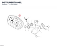 INSTRUMENT PANEL 40612083A diagram position