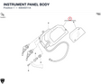 INSTRUMENT PANEL BODY