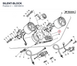 SILENT-BLOCK 40810061A diagram position