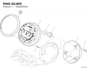 RING SILVER 40820203AA diagram position