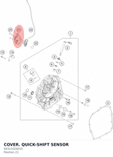 Diagram preview: COVER. QUICK-SHIFT SENSOR (94311024010)