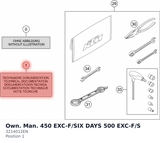 Diagram preview: Own. Man. 450 EXC-F/SIX DAYS 500 EXC-F/S (3214012EN)