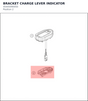 Diagram preview: BRACKET CHARGE LEVER INDICATOR (45445090050)