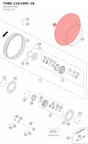 Diagram preview: TUBE 110/100C-18 (50310075100)