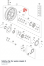 Diagram preview: Safety clip for spoke nipple S (0710000618000)