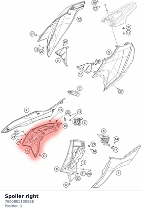 Diagram preview: Spoiler right (76908051000EB)
