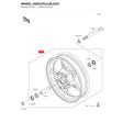 Kawasaki OEM – WHEEL-ASSY,FR,G.BLACK product image