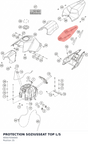 Diagram preview: PROTECTION SOZIUSSEAT TOP L/S (90507056000)