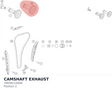 Diagram preview: CAMSHAFT EXHAUST (79036110000)