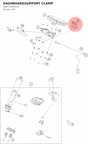 Diagram preview: DASHBOARDSUPPORT CLAMP (C60714060010)