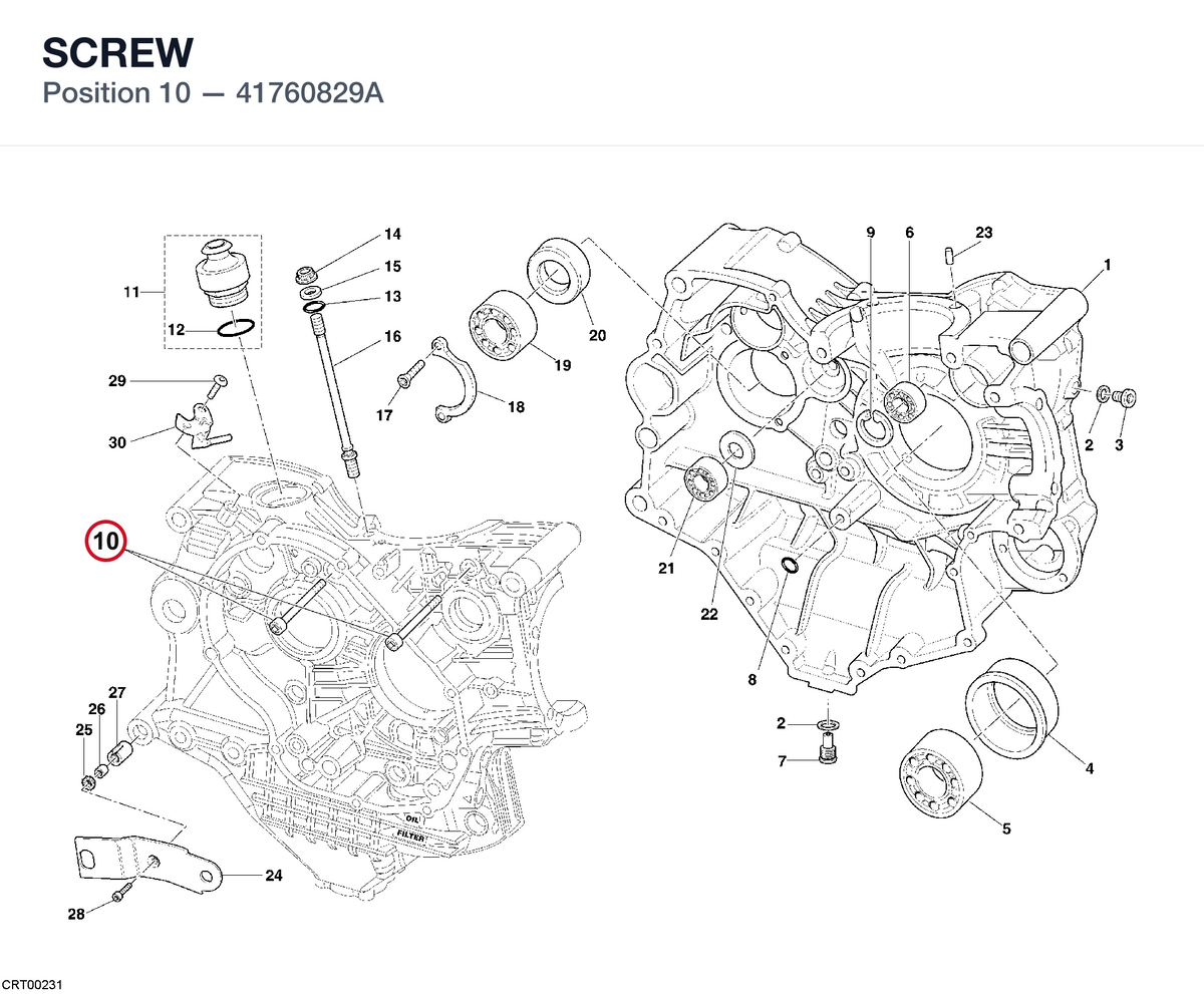 SCREW 41760829A diagram position