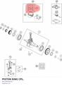 Diagram preview: PISTON RING CPL. (90130030010)