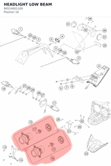 Diagram preview: HEADLIGHT LOW BEAM (90514001100)