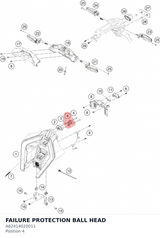 Diagram preview: FAILURE PROTECTION BALL HEAD (A62414020011)