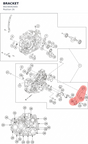 Diagram preview: BRACKET (90230042000)
