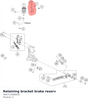 Diagram preview: Retaining bracket brake reserv (A60713068000)