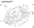 ALUMINIUM GASKET 42020062A diagram position