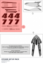 Diagram preview: STICKER SET BY PACK (A46008192300)