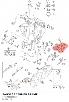 Diagram preview: BAGGAGE CARRIER BRIDGE (6031201000033S)