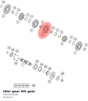 Diagram preview: Idler gear 4th gear (79433014100)