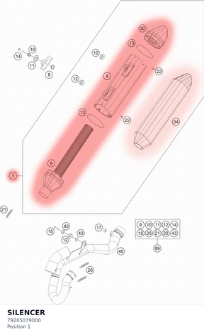 Diagram preview: SILENCER (79205079000)