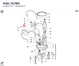 FUEL FILTER 42540041A diagram position