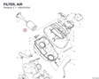 FILTER, AIR 42610191A diagram position